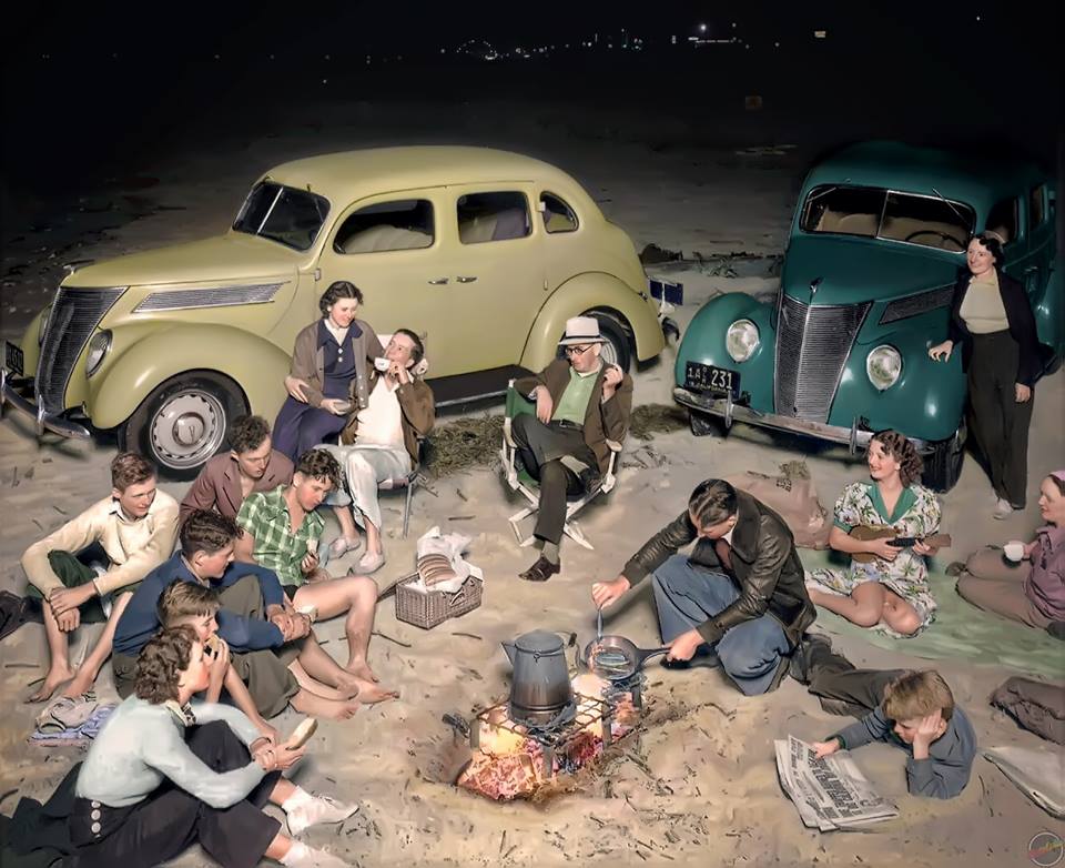 Picnic notturno a Huntington Beach (1937)