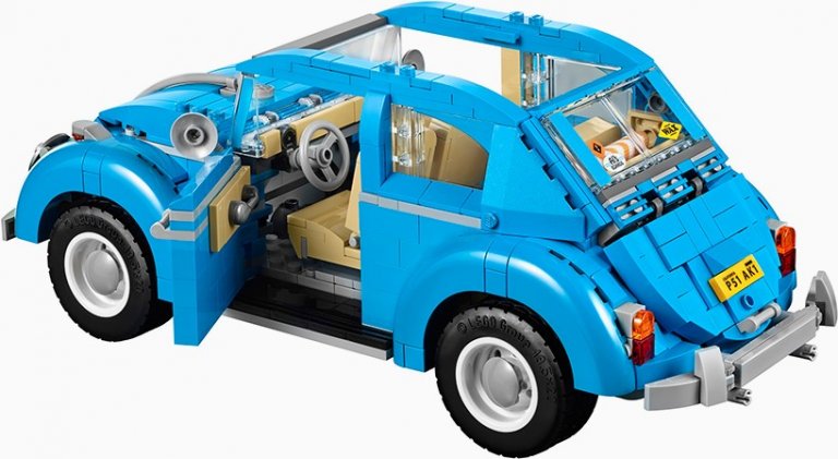 LEGO creator expert VW beetle designboom 051 818x448