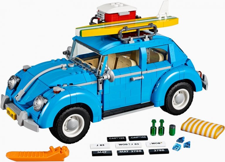 LEGO creator expert VW beetle designboom 071 818x589