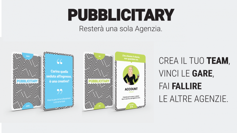 Pubblicitary, il gioco da tavolo sul mondo delle agenzie pubblicitarie
