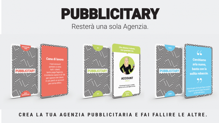 Pubblicitary, il gioco da tavolo sul mondo delle agenzie pubblicitarie
