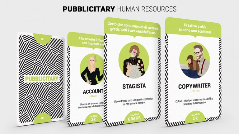 Pubblicitary, il gioco da tavolo sul mondo delle agenzie pubblicitarie