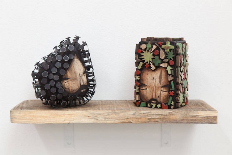 Wooden Sculptures with Hundreds Nails5 900x600