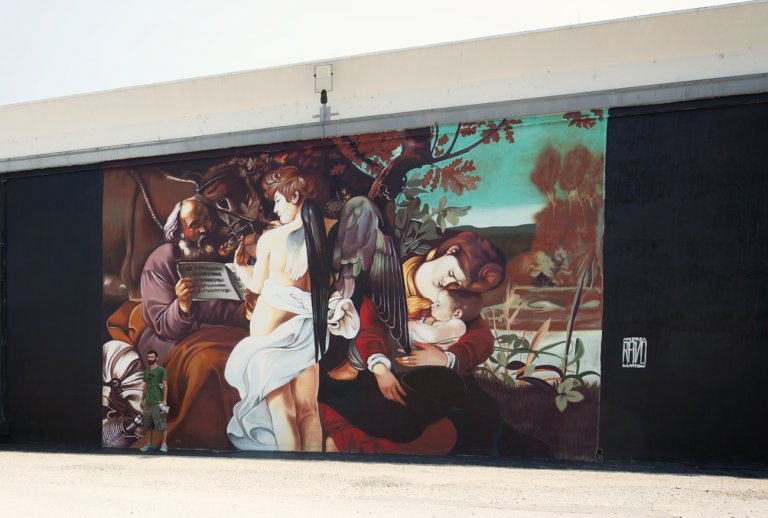 Andrea Ravo Mattoni e il Caravaggio a Malpensa