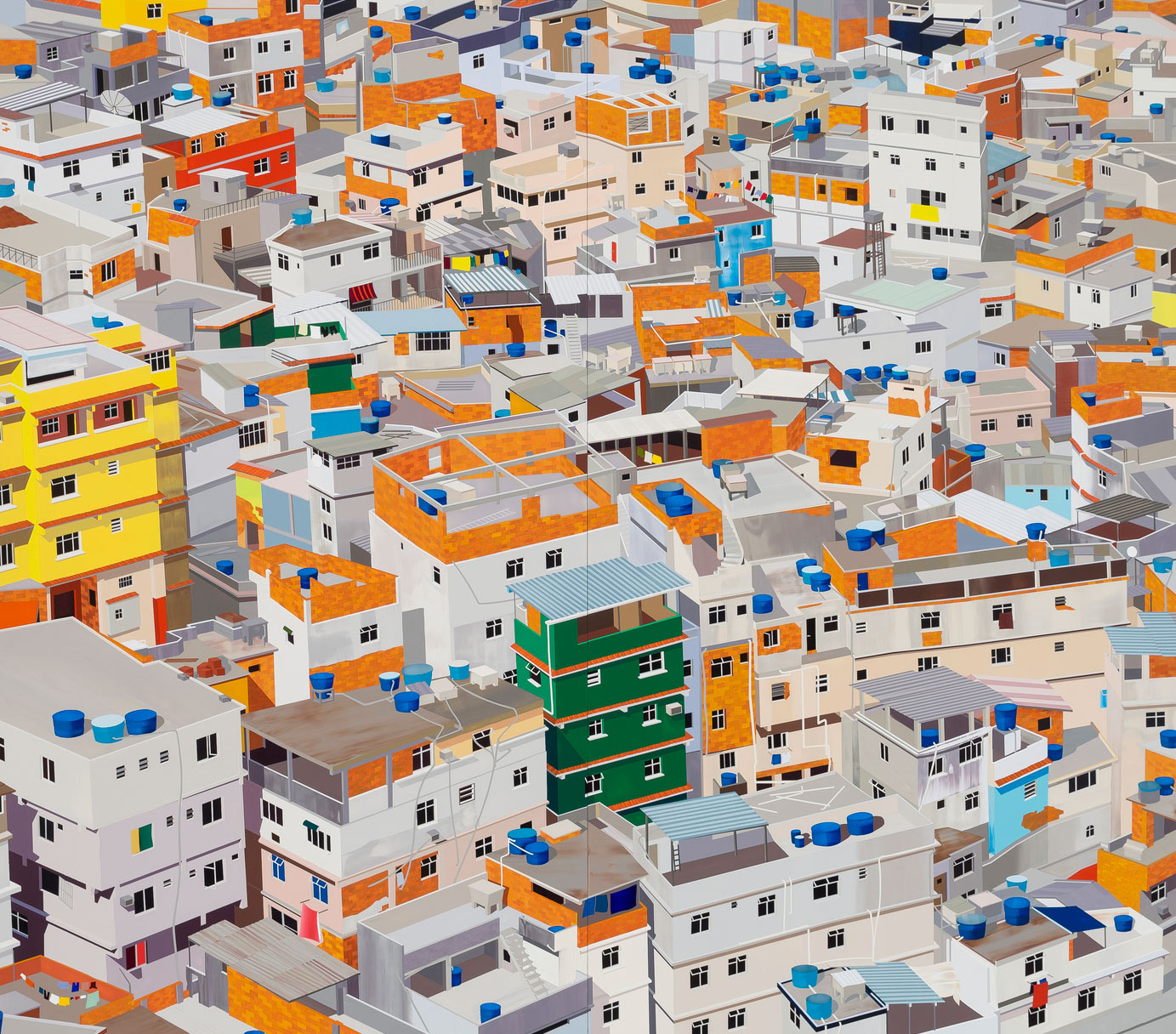 Favela, Rio de Janeiro, 2014.