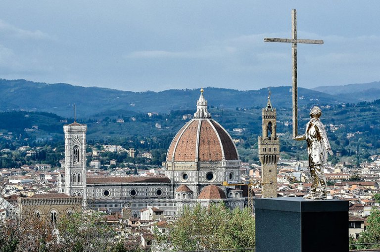 Jan fabre spiritual guards florence italy designboom