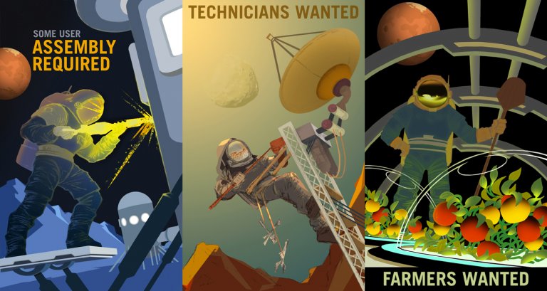 poster nasa marte