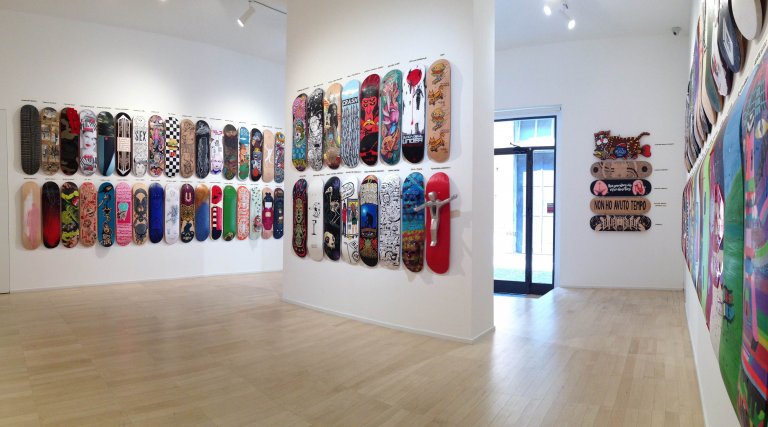 Skateboards Confluence mostra skate milano