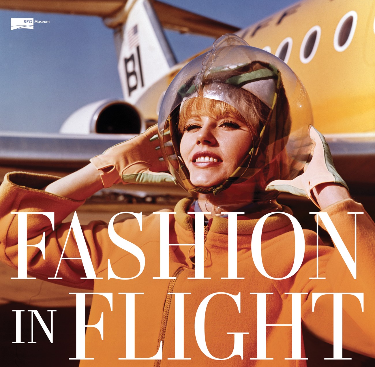 Braniff International Airways hostess in uniform by Emilio Pucci  1965 Photo credit: Braniff International Public Relations Archives, History of Aviation Collection, UT-Dallas