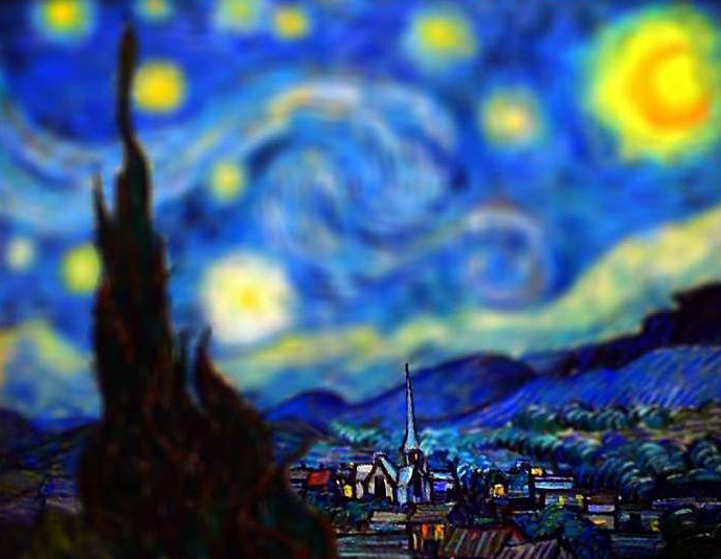 The Starry Night, 1889 (By Serena Malyon)