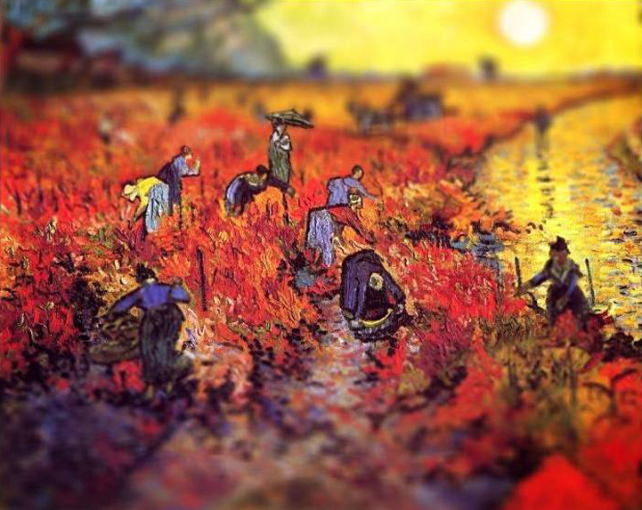The Red Vineyard, 1888 (by Serena Malyon)