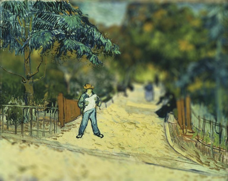 Tilt Shift Van Gogh by Melonshade