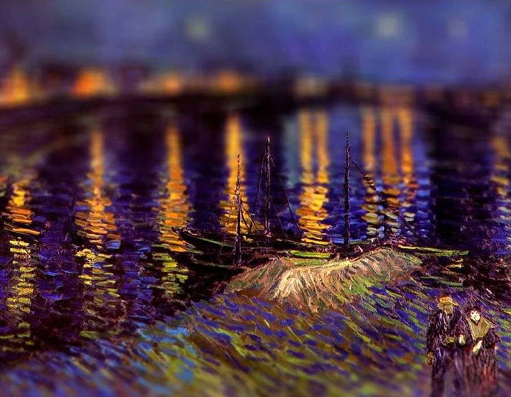 Starry Night Over the Rhone, 1888 (by Serena Malyon)