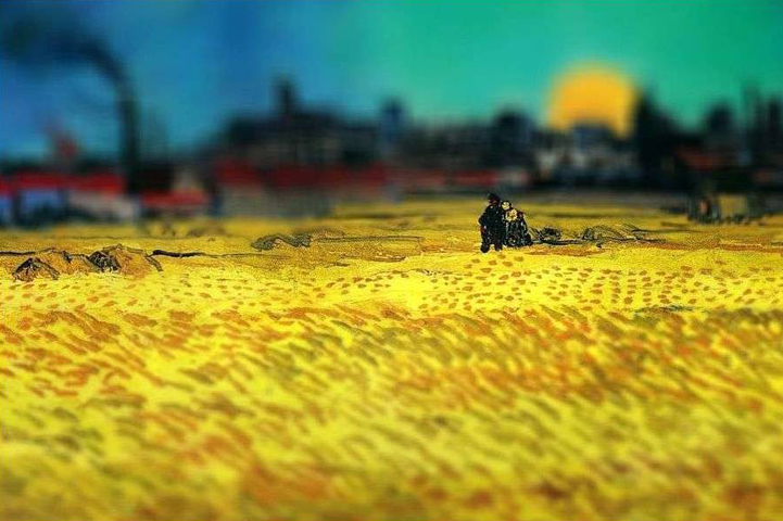 Sunset: Wheat Fields Near Arles, 1888 (by Serena Malyon)