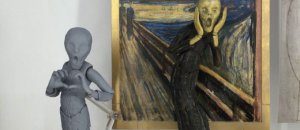 Action figure urlo munch