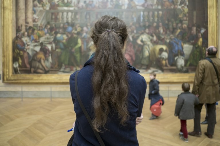 La Gioconda al Louvre di Parigi