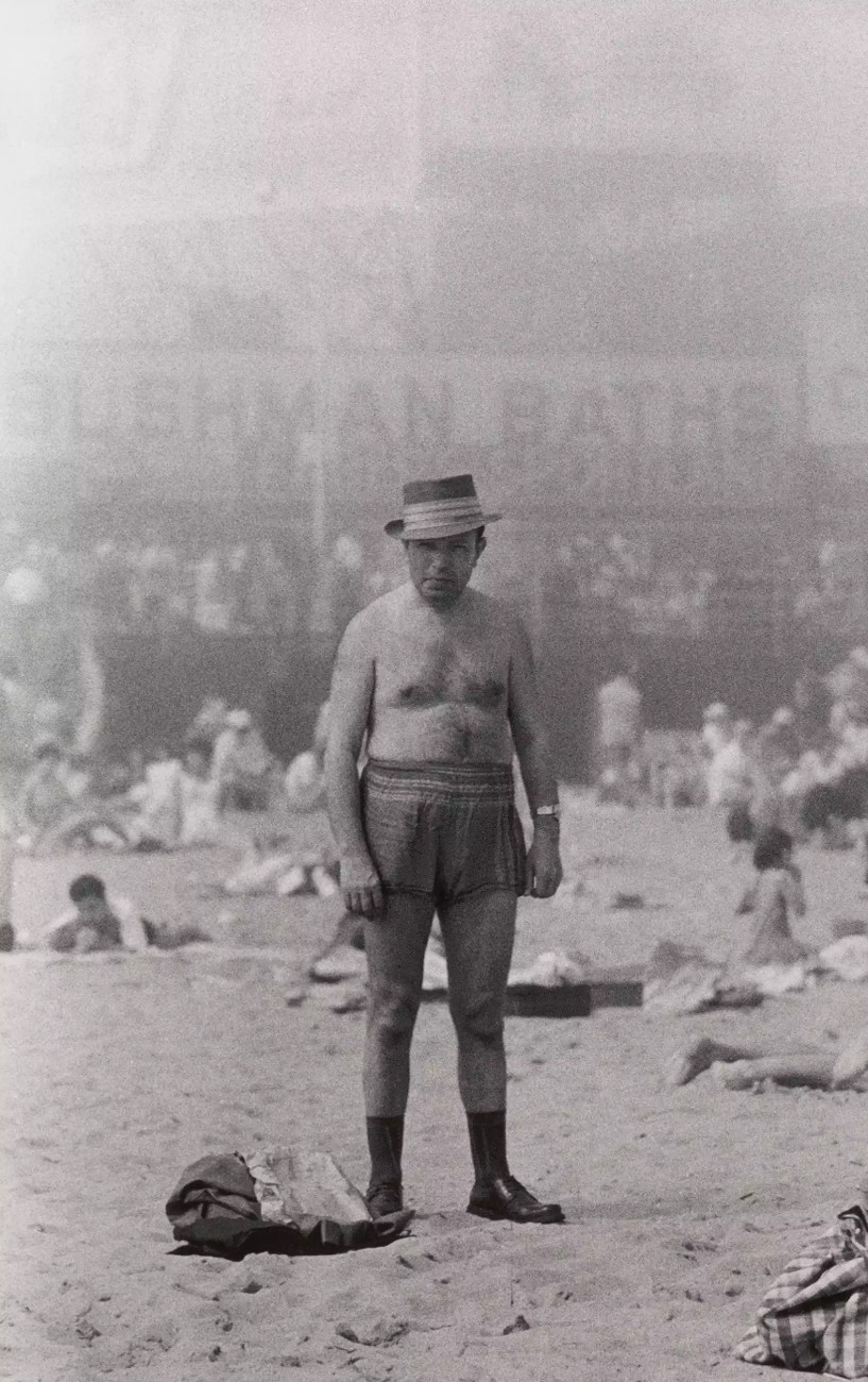 Man in hat, trunks, socks and shoes, Coney Island, NY, 1960  © The Estate of Diane Arbus LLC