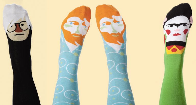 Da Andy Warhol a Van Gogh, le bellissime calze dedicate ai grandi artisti