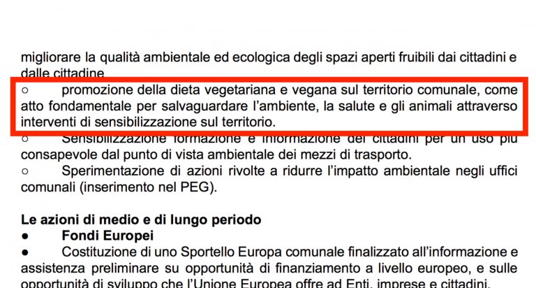 appendino torino dieta vegana