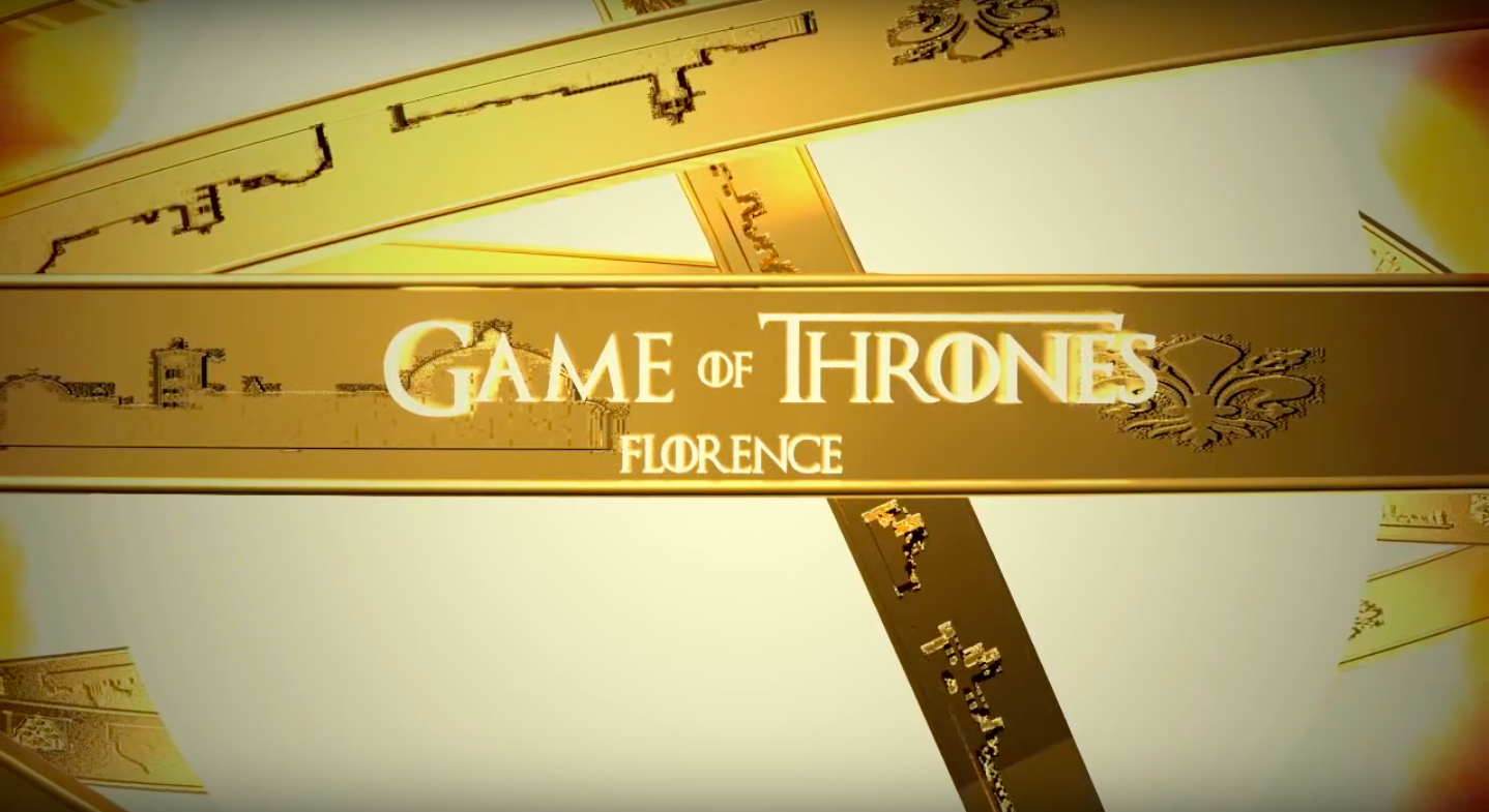 La sigla di Game of Thrones se fosse ambientata a Firenze