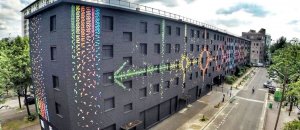 Gli origami murales a Parigi