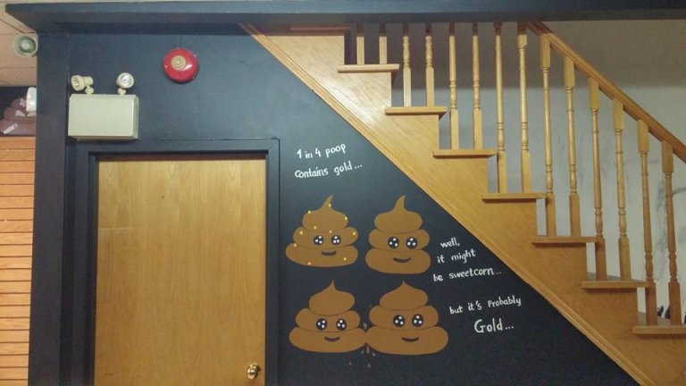 Poop cafe
