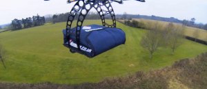 drone consegna pizza