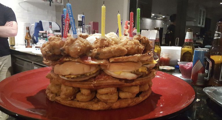 torta cheeseburger pizza
