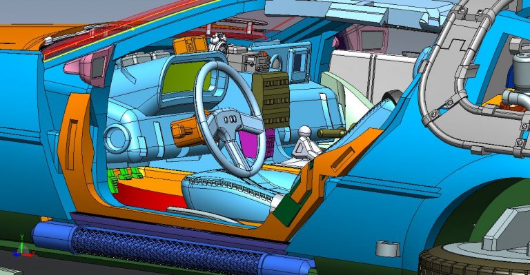 La delorean di Ritorno al futuro