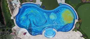 Notte stellata piscina