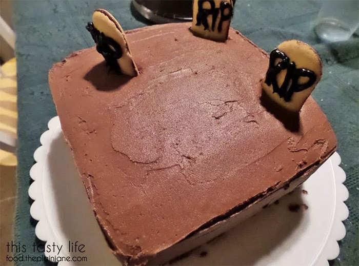 La torta-zombie per Hallooween