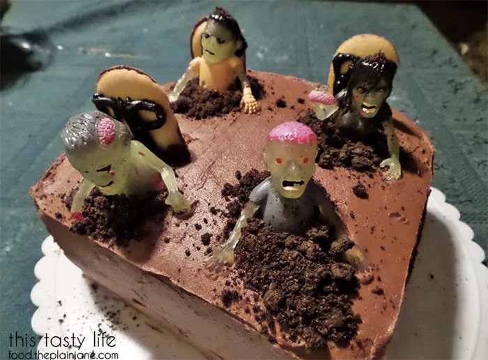 La torta-zombie per Hallooween