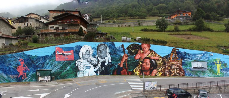 The Human Condition, la spettacolare opera sulla migrazione di Gaia in Val Camonica