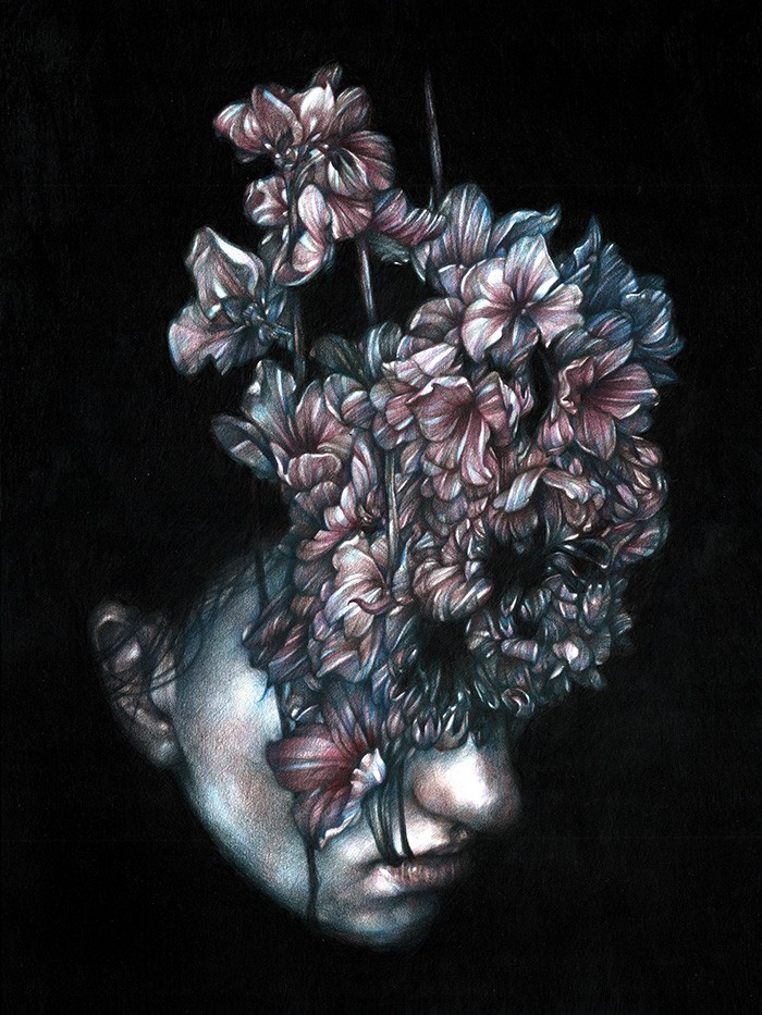 2016, matite colorate su carta, cm 40x30