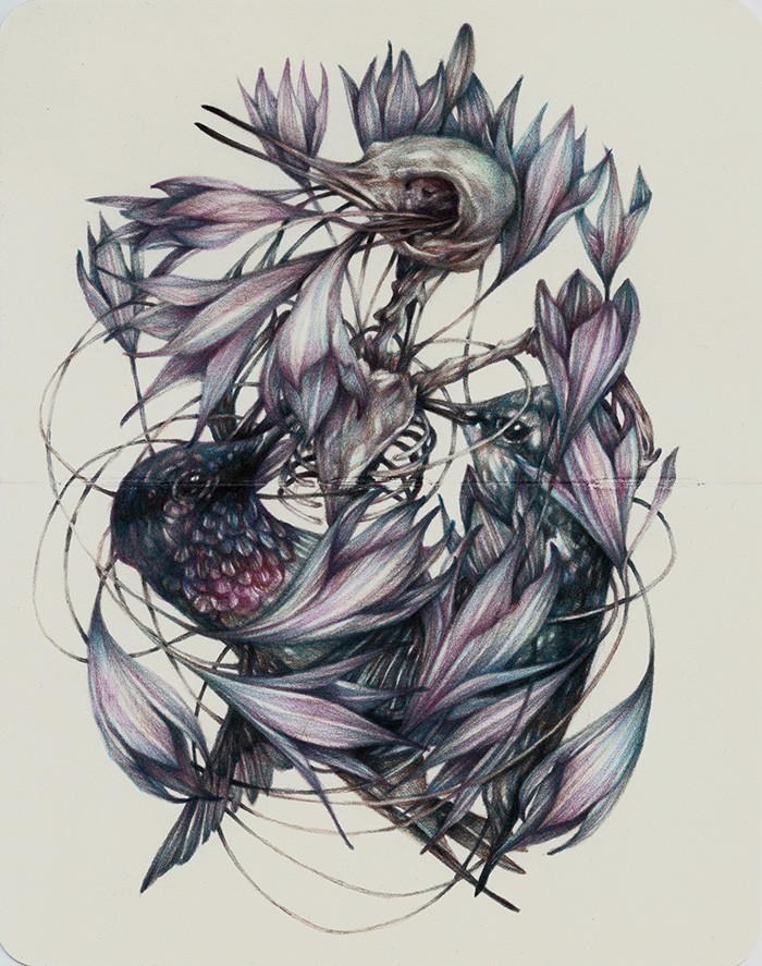 2015, matite colorate su carta moleskine, cm 18x14