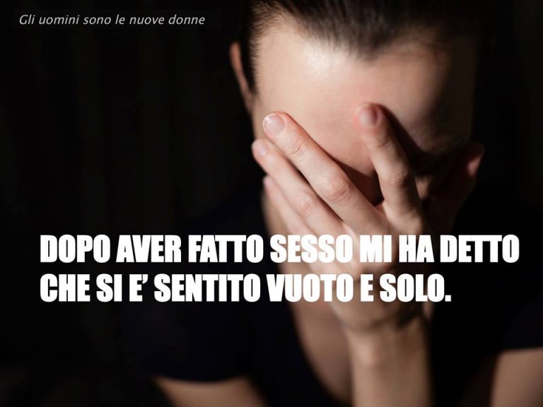 Gli uomini sono le nuove donne