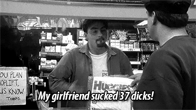 Dante ha la brillante idea di chiedere alla sua ragazza Veronica quanti rapporti orali ha fatto, e non è proprio contento della risposta. Più o meno 36, e lui sarebbe il 37esimo. Tuttora gli siamo vicini.