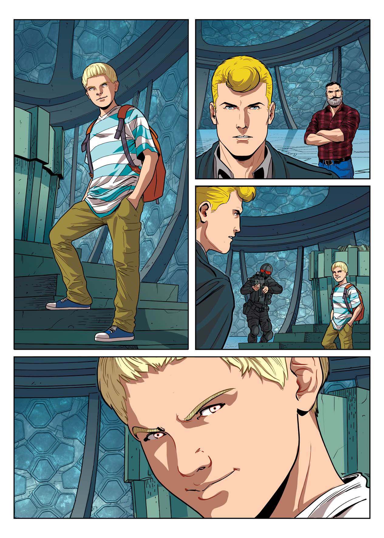 Testi: i “Mysteriani”
Disegni: Sauro Quaglia
Colori: Studio Rudoni