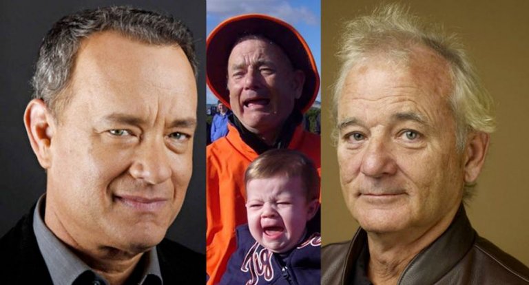 La nuova foto misteriosa di internet: quello che piange è Tom Hanks o Bill Murray?