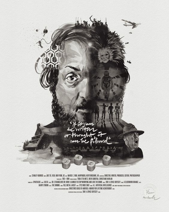 Il regista americano nel bellissimo ritratto dell’illustratore Julian Rentzsch