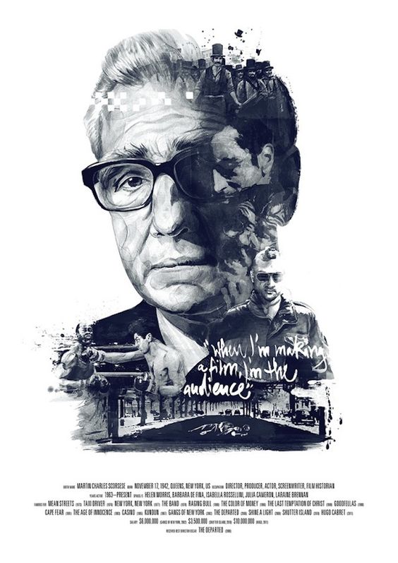 Il regista americano nel bellissimo ritratto dell’illustratore Julian Rentzsch