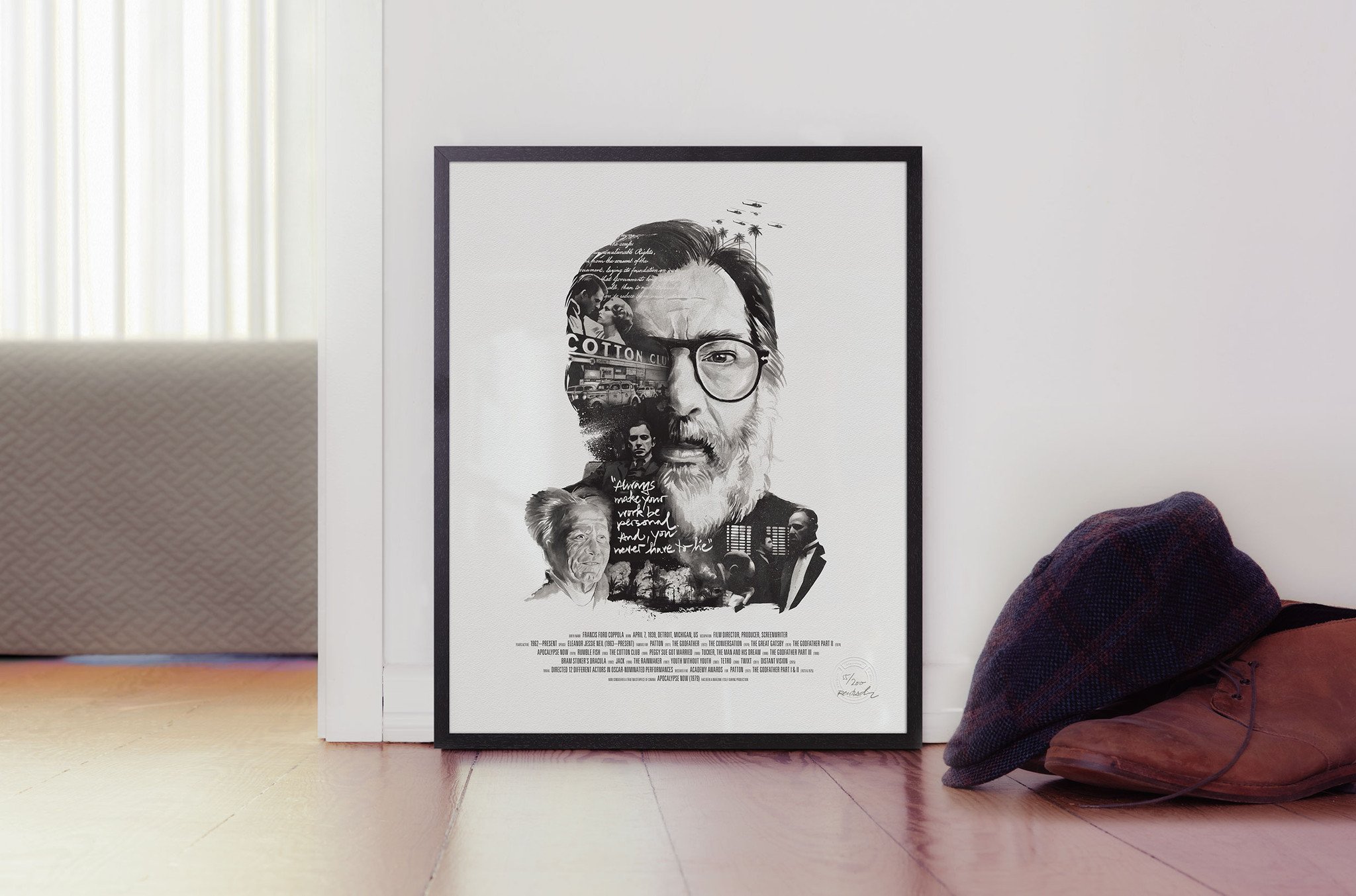 Il regista americano nel bellissimo ritratto dell’illustratore Julian Rentzsch