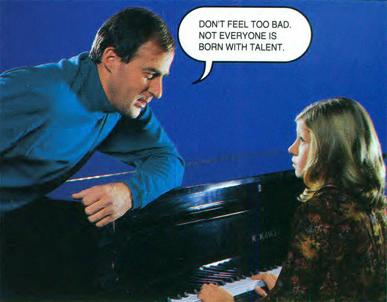 Ah, l'indimenticabile pedofilo Ivan che usava demolire l'autostima delle sue allieve facendo suonare loro un piano coi tasti ripieni di pasta d'acciughe.
