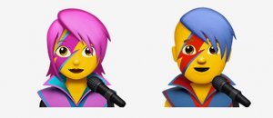 nuove emoji ios david bowie