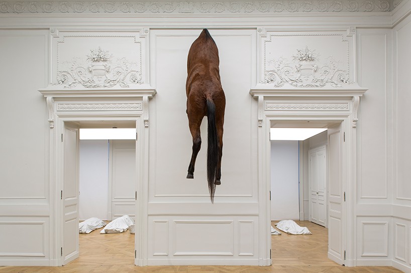 Exhibition view Maurizio Cattelan, Not Afraid of Love at Monnaie de Paris, from 21 October 2016 to 8 January 2017