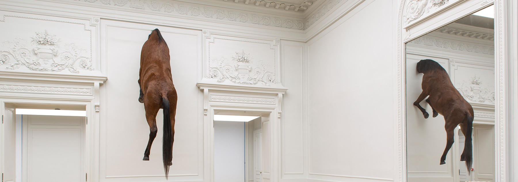 Exhibition view Maurizio Cattelan, Not Afraid of Love at Monnaie de Paris, from 21 October 2016 to 8 January 2017