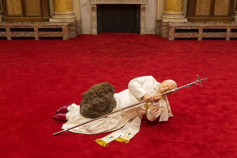 Exhibition view Maurizio Cattelan, Not Afraid of Love at Monnaie de Paris, from 21 October 2016 to 8 January 2017