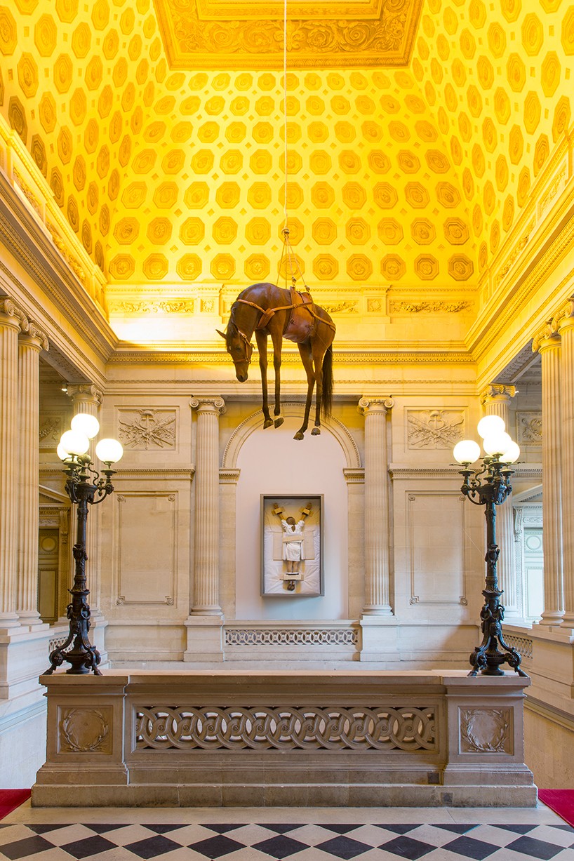 Exhibition view Maurizio Cattelan, Not Afraid of Love at Monnaie de Paris, from 21 October 2016 to 8 January 2017