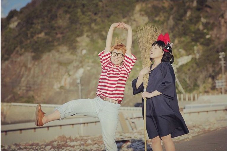 Le foto di una cosplayer danno vita ai film dello Studio Ghibli