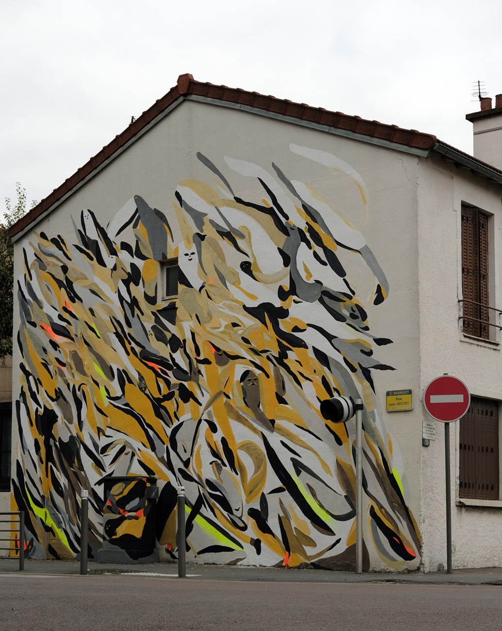 Un'opera di Giorgio Bartocci a Bagnolet, in Francia